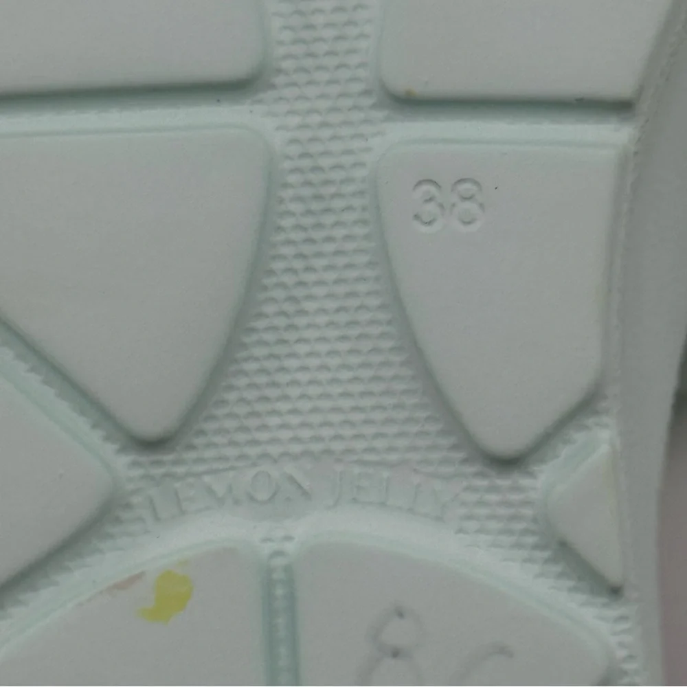 LEMON JELLY SUNNY AQUA GREEN SZ 38 US 7.5 - Picture 10 of 10